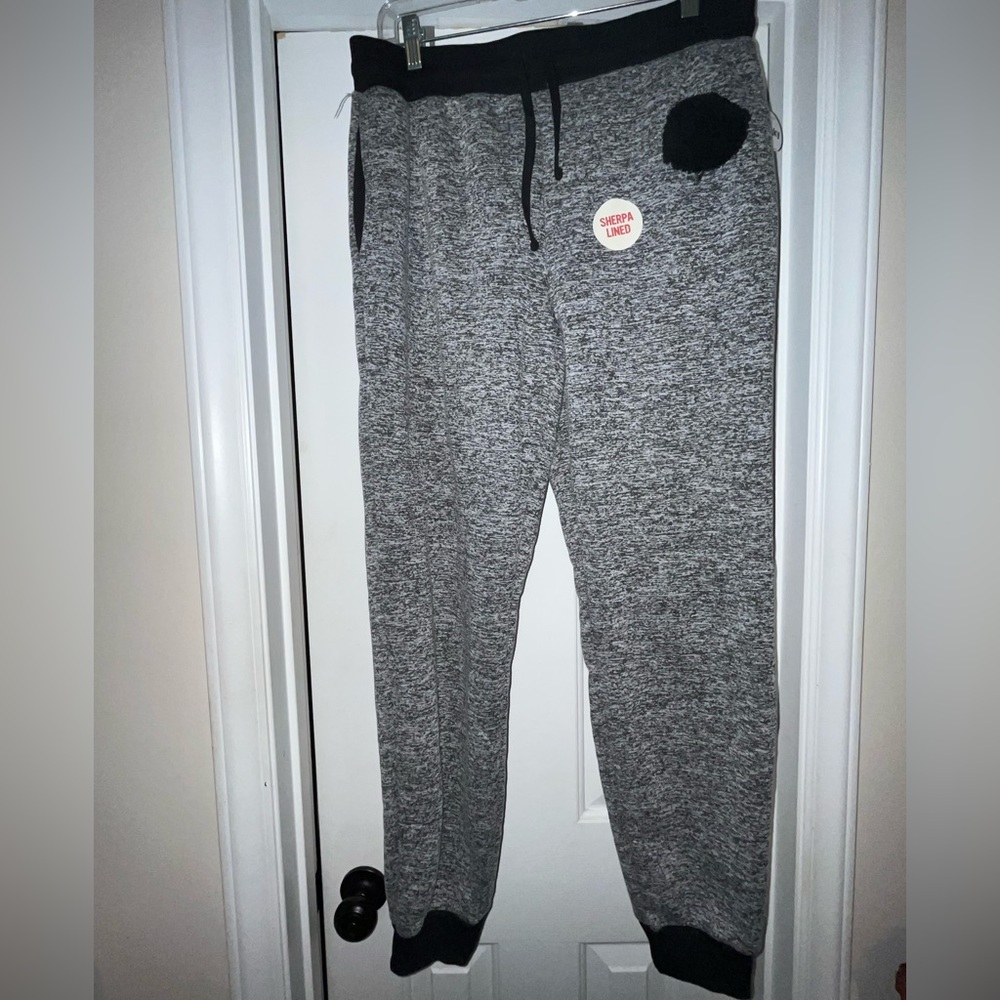 NWT Arizona Boy’s Husky Sherpa Lined Joggers - Sz XL Husky